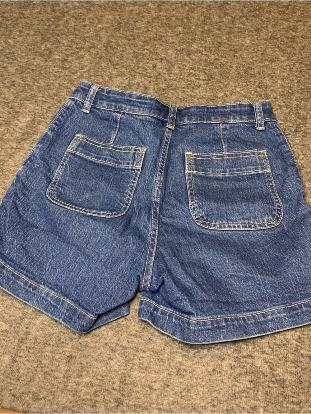 Free Assembly High-Rise Denim Shorts - Picture 3 of 7